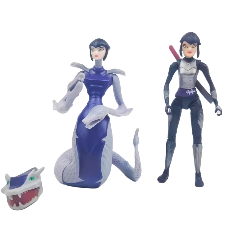 Anime Cosplay Idea - 거북이 액션 피규어-발 클랜의 Karai 휴대용