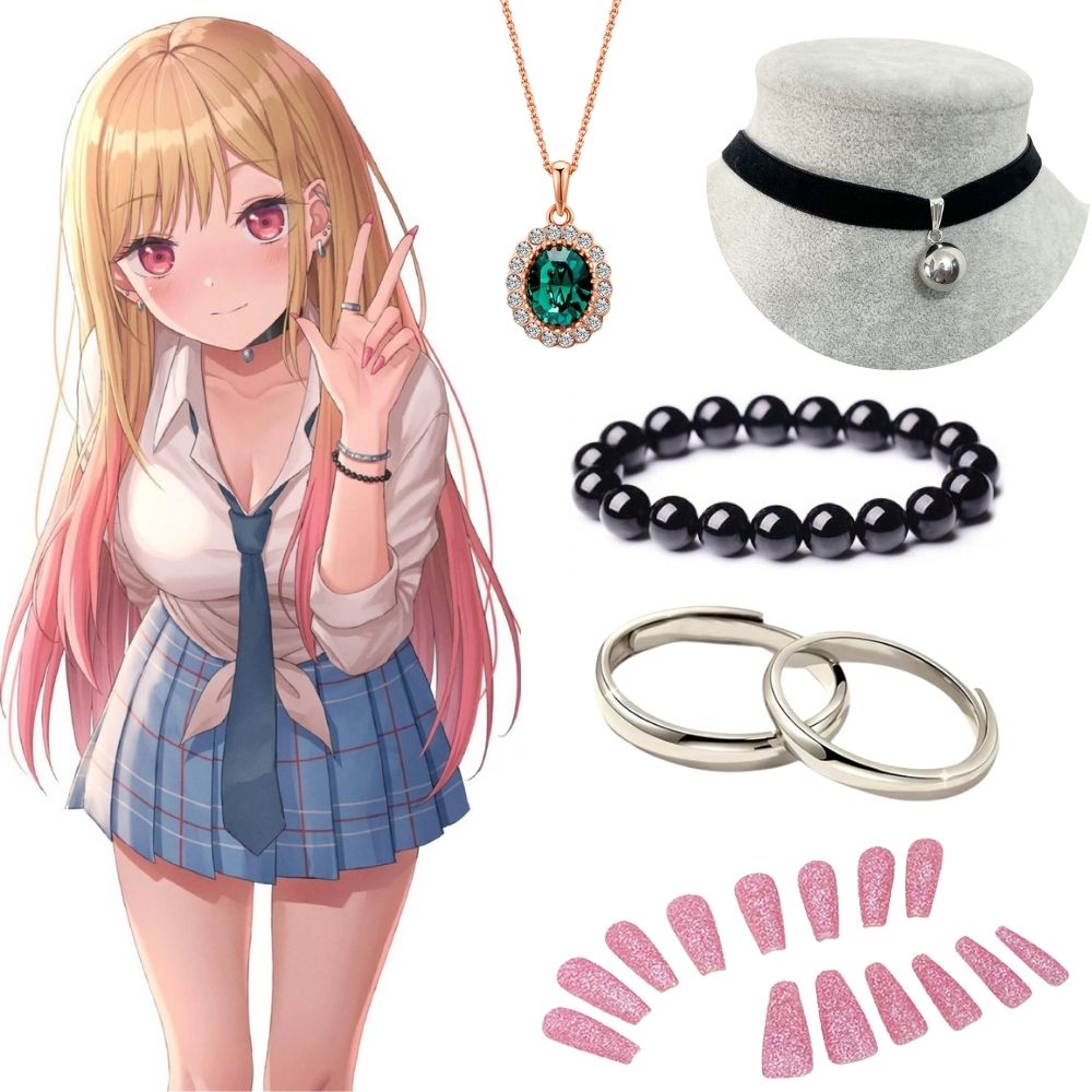 Kitagawa Anime Cosplay - 키타가와 마린 귀걸이 목걸이 마이 드레스업