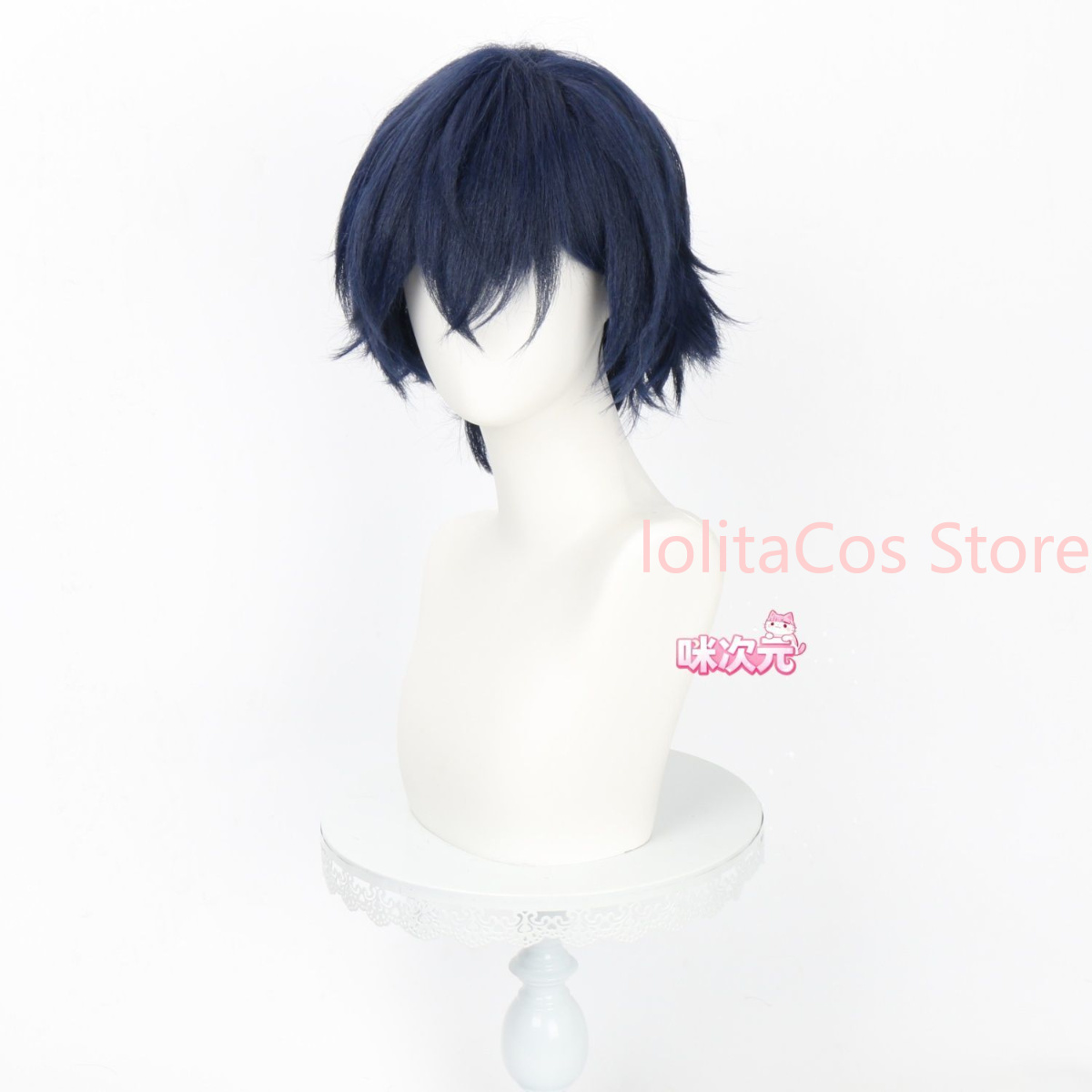 Genshin Impact Valeriy 코스프레 가발 - Anime Cosplay Blue Hair 리뷰 및 가격